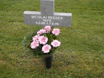 Grab des Bruders des Ennigerlohers Wolfgang Reeder