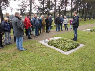 Gruppengrab von Soldaten die nicht einzeln Beigesetzt werden knnen.