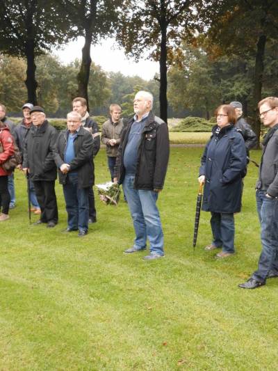 Erluterung des Systems des Friedhofes am Beginn der Zentralallee
