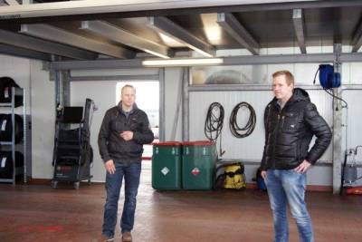 Firmeninhaber erlutern