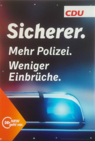 Themenplakat zur Inneren Sicherheit