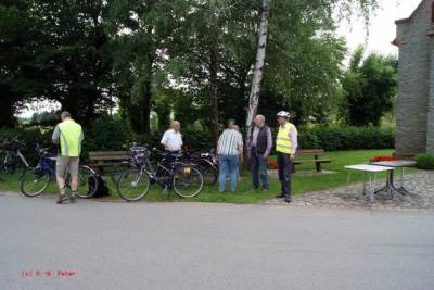 Eintreffen an der Schrenbrink-Kapelle