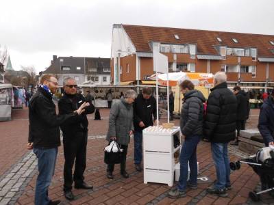 reges Interesse an den Eiern aber auch Brgergesprche