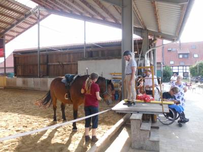 Startklar zum aufsitzen