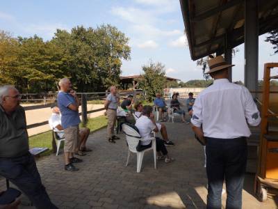 Aufmerksame Teilnehmer