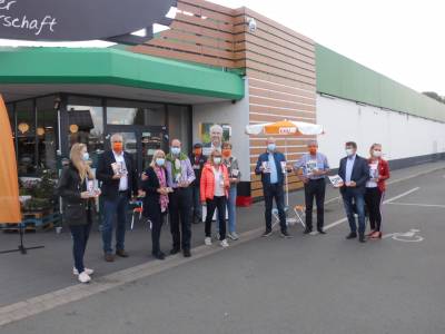 Hagemeyer MdL und Landrat Gericke verstrken das Team