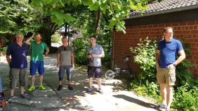 Markus Hner der CDU Vorsitzende aus Beckum erfreut ber den Besuch