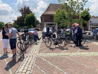 sammeln am Startpunkt Marktplatz 