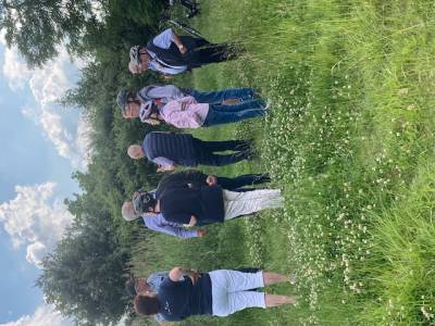 Besichtigung im Gelnde