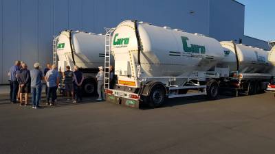 Erluterung der Silofahrzeuge mit ihren 9 Kammern