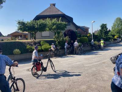 Trinkpause auf der Rckfahrt