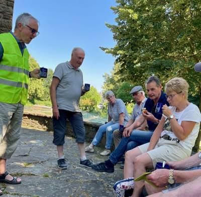 Kaffee,Kuchen und Getrnke nach der Besichtigung