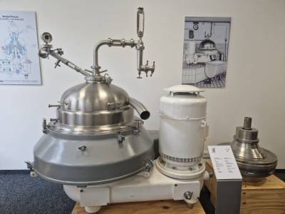 Separator zur Quarkproduktion