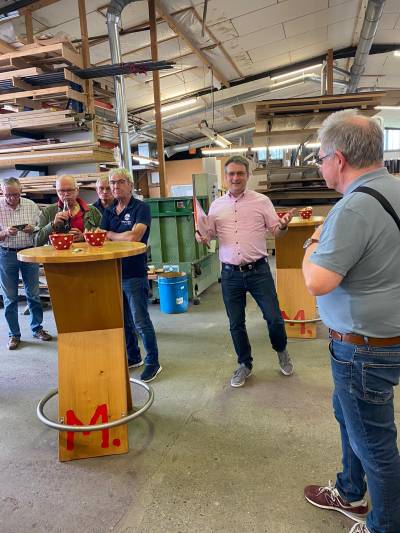 Dirk Aufderheide bedankt sich fr die Besichtigung