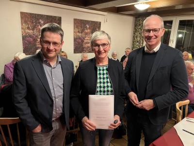 Mechthild Tillkorn 25 Jahre Mitglied